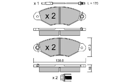 Запчасти для ТО AISIN для NISSAN KUBISTAR (X76) 1.5 dCi